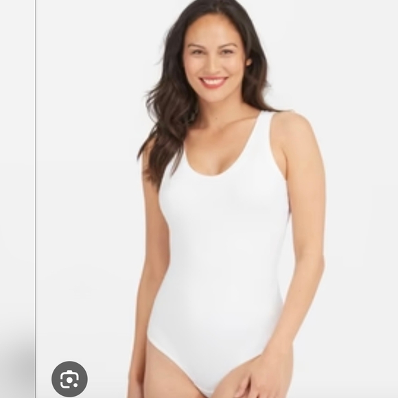 (2)Spanx Suit Yourself Scoop Neck Tank Bodysuit (1-White & 1-Black) - Picture 2 of 14